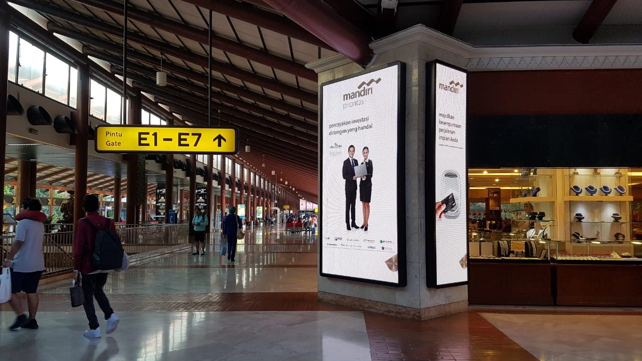 Indoor LED P3.9 Bandara soekarno Hatta T2