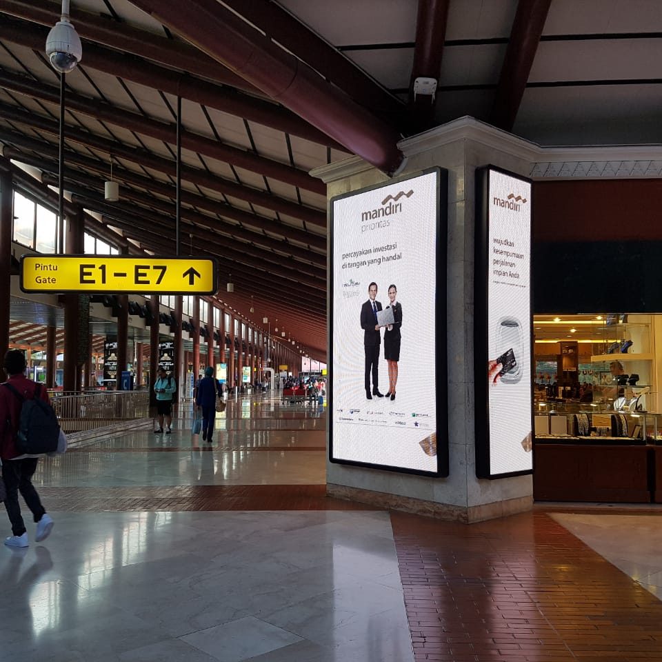 Indoor LED P3.9 Bandara soekarno Hatta T2