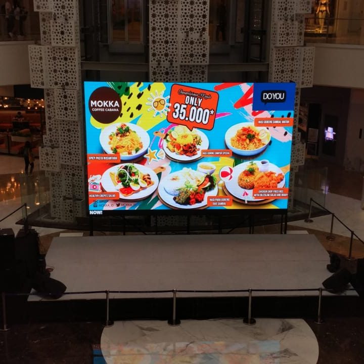 LED Indoor P3.9 mall pesona depok jawa barat