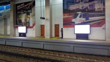 Lightbox 1.2m x 2m stasiun railink sudirman jakarta