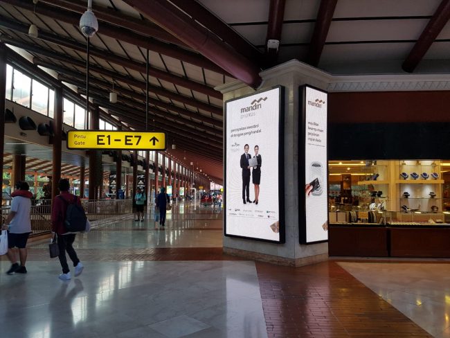 Indoor LED P3.9 Bandara soekarno Hatta T2